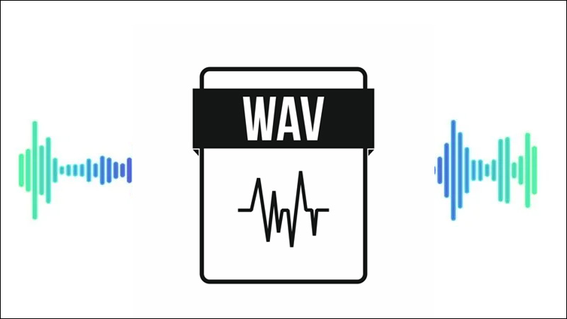 File WAV thường dùng trong phần mềm chỉnh sửa âm thanh